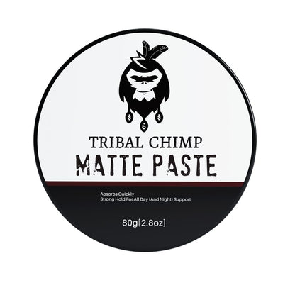Tribal Chimp Matte Hair Styling Paste for Men – Medium to Strong Hold, Matte Finish, 80g Avelisse