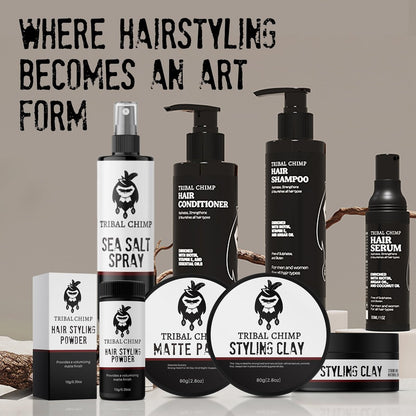 Tribal Chimp Matte Hair Styling Paste for Men – Medium to Strong Hold, Matte Finish, 80g Avelisse