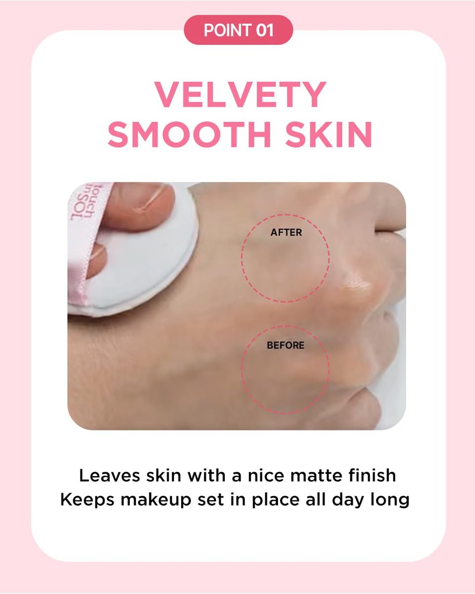 TOUCH IN SOL No Poreblem Mineral Powder – Translucent Oil Control Setting Powder for Oily Skin, Blurring Finish, K-Beauty Essential (0.17 oz) - görsel 7