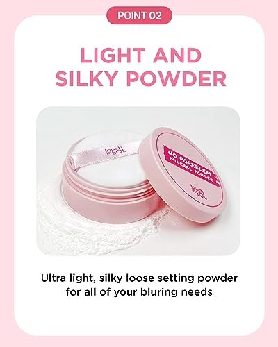 TOUCH IN SOL No Poreblem Mineral Powder – Translucent Oil Control Setting Powder for Oily Skin, Blurring Finish, K-Beauty Essential (0.17 oz)