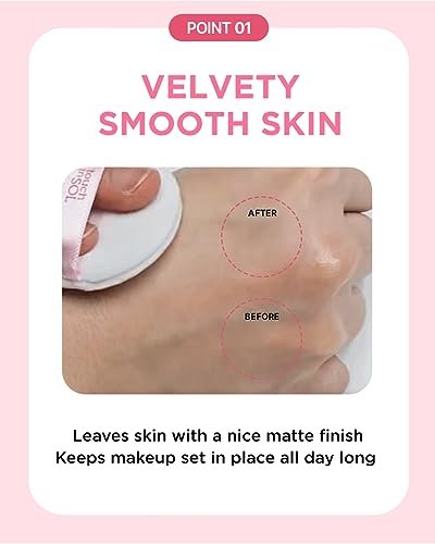 TOUCH IN SOL No Poreblem Mineral Powder – Translucent Oil Control Setting Powder for Oily Skin, Blurring Finish, K-Beauty Essential (0.17 oz)