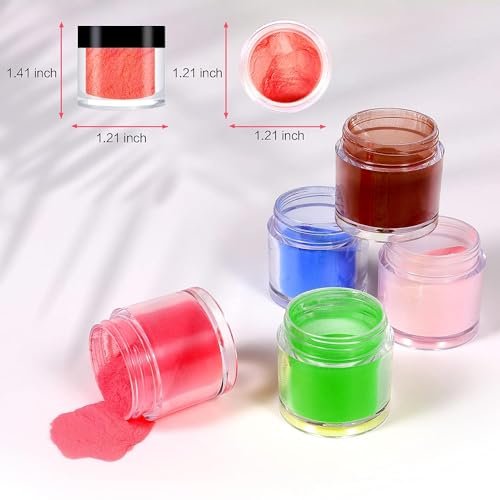 24 Color Acrylic Nail Powder Set - L-Bulice DIY Nail Art Design Kit for 3D Sculpture, French Nail Extension, Gift for Women Avelisse