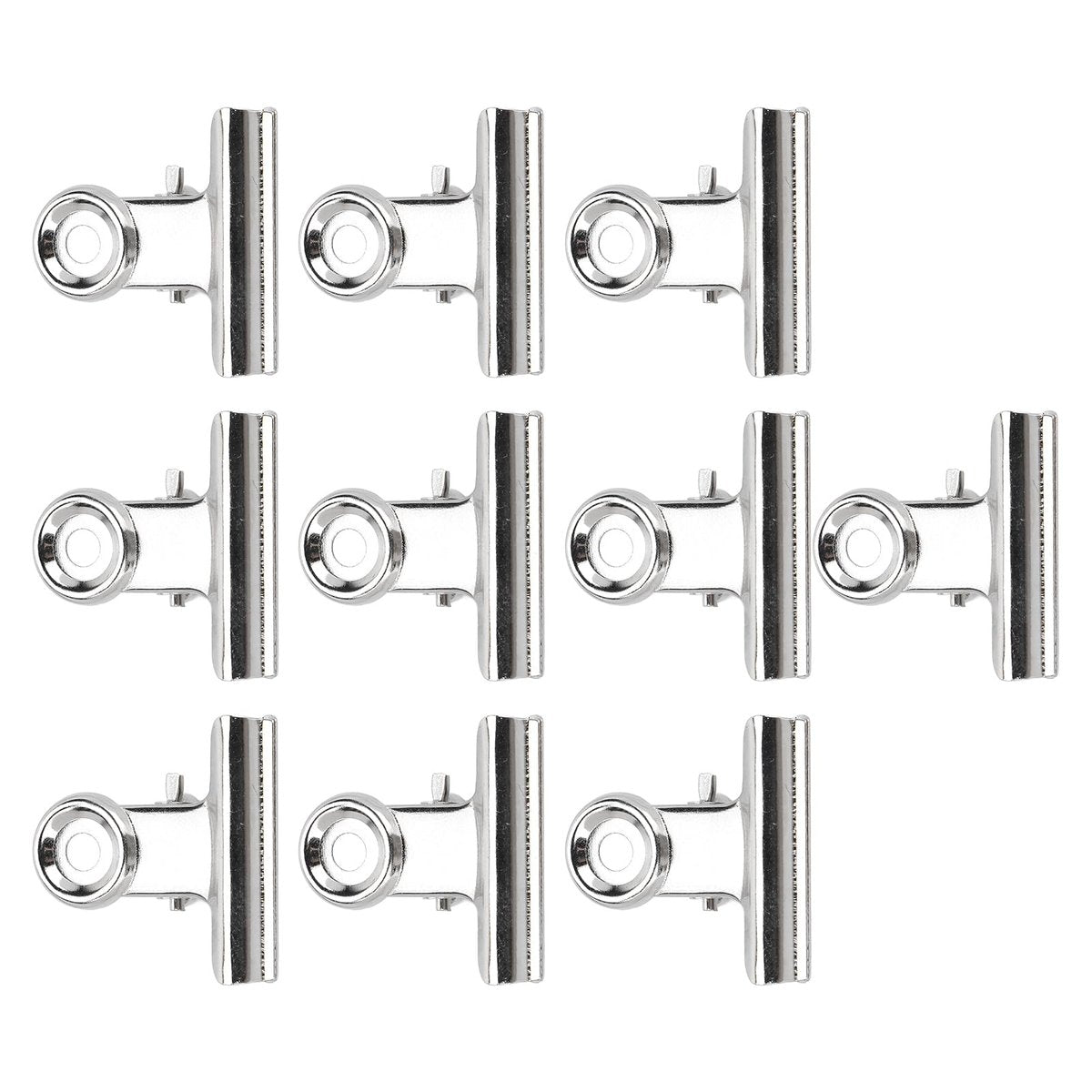 10pcs Metal Nail Pinching Clips for Fiberglass Extension Fixation - Professional Nail Art C Clamps - görsel 17