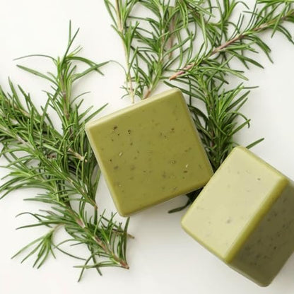 SIMPLUT Rosemary & Tea Tree Shampoo Bar – Biotin & Keratin Infused Solid Shampoo for Clarifying Scalp Care – Volumizing & Thickening Formula – Sulfate Free, pH Balanced Avelisse