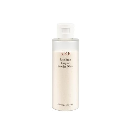 SRB Stabilized Rice Bran Enzyme Powder Wash – Gentle Exfoliating Face Wash for Sensitive & Acne-Prone Skin, Hydrating Collagen Rice Cleansing Powder (2.46 oz) Avelisse