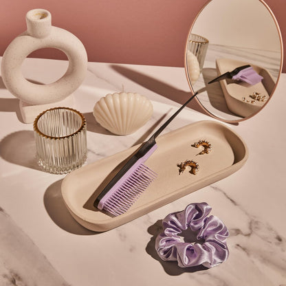 Tangle Teezer The Ultimate Volumizer Comb – Teasing Comb with Two-Tiered Teeth for Volume & Texture, All Hair Types, Lilac & Black Avelisse