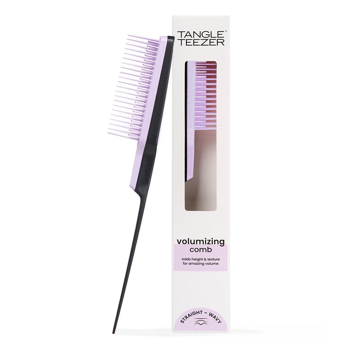 Tangle Teezer The Ultimate Volumizer Comb – Teasing Comb with Two-Tiered Teeth for Volume & Texture, All Hair Types, Lilac & Black Avelisse