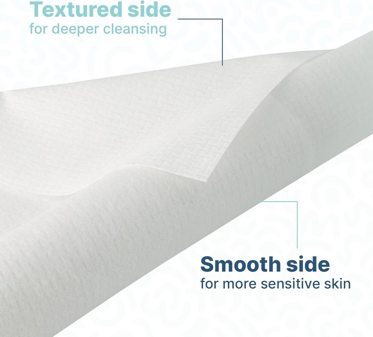 Nat.&Co. Derma Care Pro 100% USDA Biobased Material - Professional Grade Extra Large Face Towels - Bio-Based Towel, Makeup Remover Dry Wipes, Facial Wash Cloths for Sensitive and Clean Skin - 50 Count - görsel 9