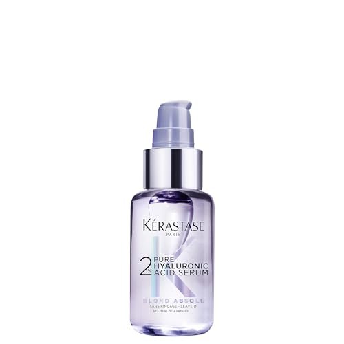 Kérastase Blond Absolu Hyaluronic Acid Hair Serum for Bleached & Highlighted Blonde Hair - Repairs, Hydrates & Adds Shine, 1.7 fl oz Avelisse