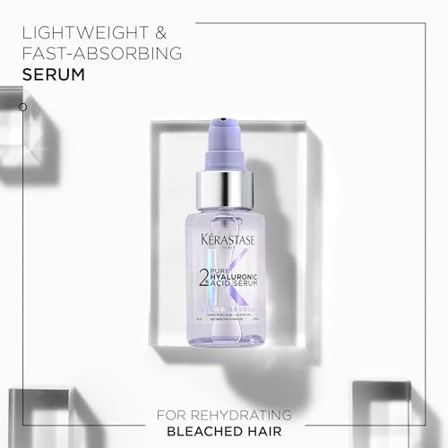 Kérastase Blond Absolu Hyaluronic Acid Hair Serum for Bleached & Highlighted Blonde Hair - Repairs, Hydrates & Adds Shine, 1.7 fl oz Avelisse