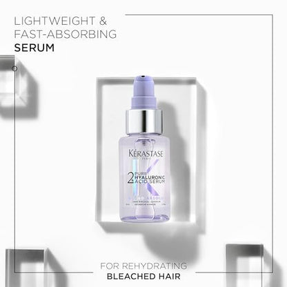 Kérastase Blond Absolu Hyaluronic Acid Hair Serum for Bleached & Highlighted Blonde Hair - Repairs, Hydrates & Adds Shine, 1.7 fl oz Avelisse