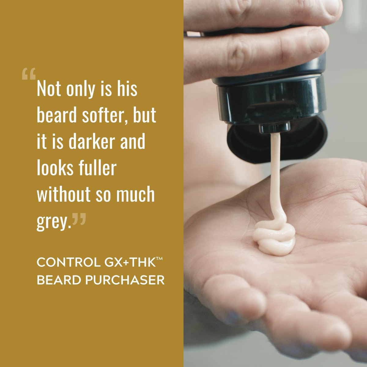 Just for Men Control GX + THK Thickening Beard Wash with Grey Reduction, Alpha Keratin Helps Beard Growth, Thickens Hair Up to 20%, Works with Every Hair Texture, 4 oz - görsel 9