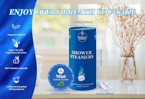 Shower Steamers Aromatherapy - 10-Pack Shower Bombs for Relaxation & Self Care, Perfect Mothers Day Gifts for Mom, Wife, Her Avelisse