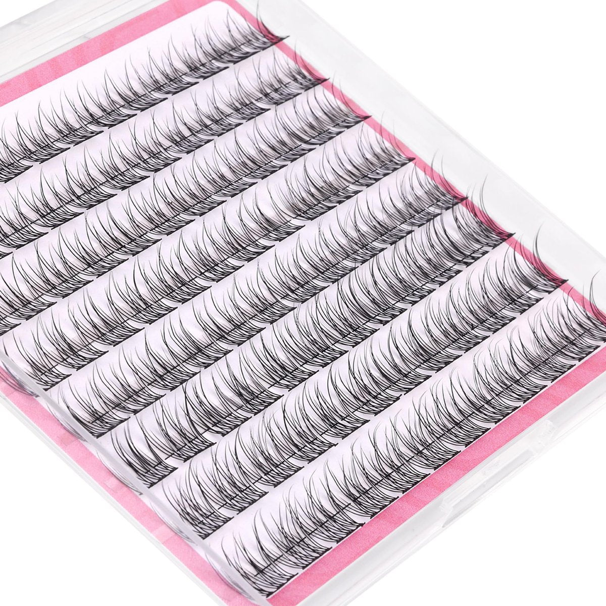 Natural Cluster Lashes Wispy CC-Curly 9-11MM Mixed Lengths Eyelash Extension Individual 96 Pcs DIY Lash Extension at Home by Mavphnee - görsel 15