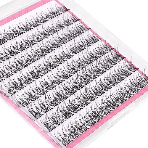 Natural Cluster Lashes Wispy CC-Curly 9-11MM Mixed Lengths Eyelash Extension Individual 96 Pcs DIY Lash Extension at Home by Mavphnee - görsel 16