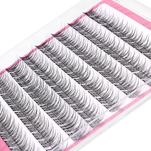 Natural Cluster Lashes Wispy CC-Curly 9-11MM Mixed Lengths Eyelash Extension Individual 96 Pcs DIY Lash Extension at Home by Mavphnee - görsel 10