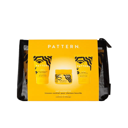 PATTERN by Tracee Ellis Ross Curl Cocktail Kit: Leave-In Conditioner, Styling Cream, and Curl Gel - 3 Fl Oz Each (3-Pack) Avelisse