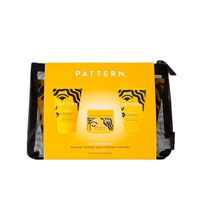 PATTERN by Tracee Ellis Ross Curl Cocktail Kit: Leave-In Conditioner, Styling Cream, and Curl Gel - 3 Fl Oz Each (3-Pack) Avelisse