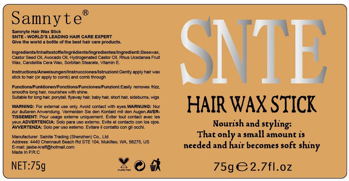 Hair Wax Stick & Slick Back Hair Brush – Frizz Control for Women & Kids, Non-Greasy & No Residue – Smooths Flyaways, Creates Sleek Ponytails & Buns – Styling Accessories & Teen Girl Gifts Trendy Stuff - görsel 16
