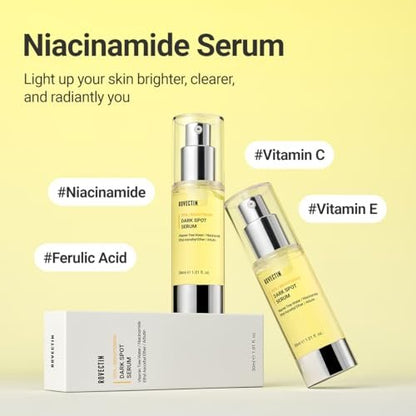ROVECTIN Vita Dark Spot Correcting Serum – Brightening Vitamin C & Niacinamide Serum for Glowing, Even Skin Tone | Vegan & Gentle Formula for Sensitive Skin Avelisse