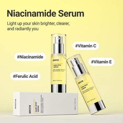 ROVECTIN Vita Dark Spot Correcting Serum – Brightening Vitamin C & Niacinamide Serum for Glowing, Even Skin Tone | Vegan & Gentle Formula for Sensitive Skin Avelisse