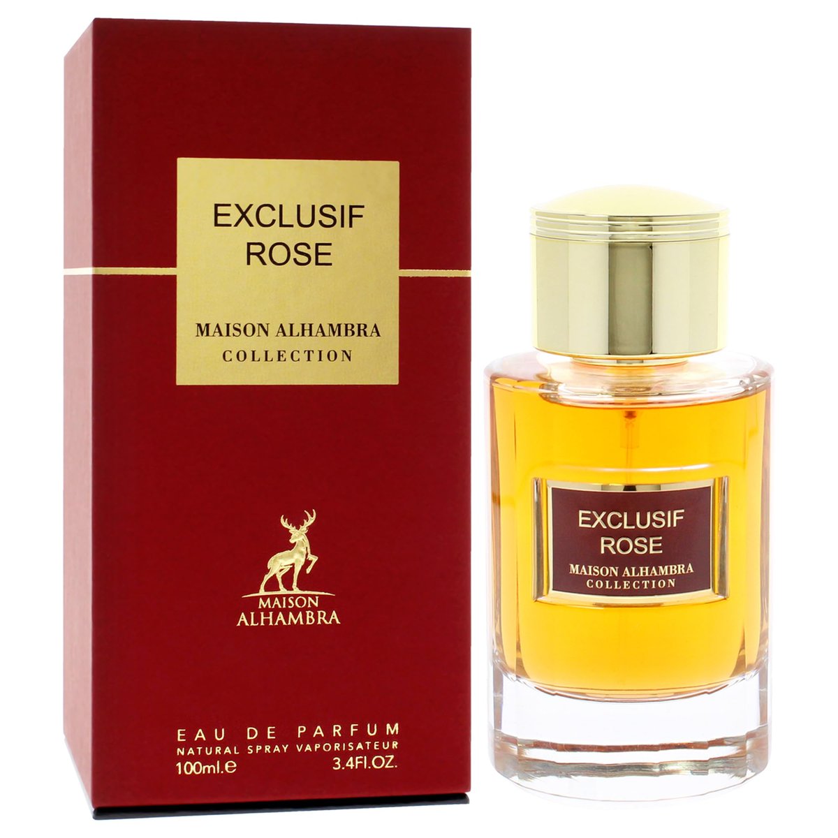 Exclusif Rose by Maison Alhambra for Women - 3.4 oz Eau de Parfum Spray - görsel 5