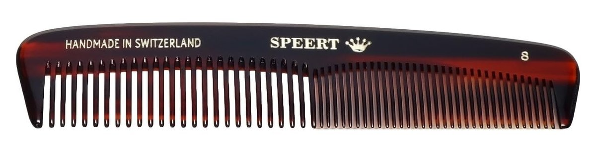Speert Acetate Tortoise Comb - Handmade in Switzerland for All Hair Types - görsel 3