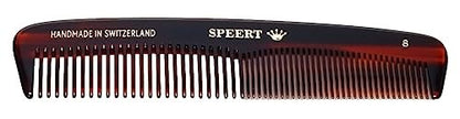 Speert Acetate Tortoise Comb - Handmade in Switzerland for All Hair Types