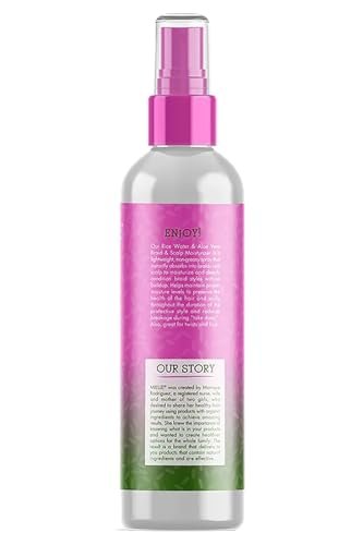 Mielle Rice Water & Aloe Vera Blend Braid & Scalp Moisturizer, 8 Fl Oz (Pack of 2) Avelisse