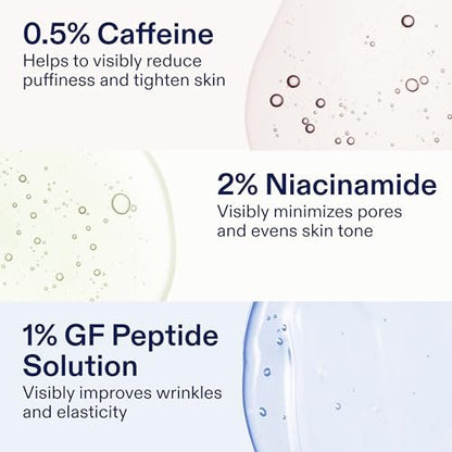 Skinfix Triple Lipid Eye Treatment - 0.5 fl oz - Eye Cream - Visibly Tightens, Depuffs & Smooths Undereyes - Non-Comedogenic - Fragrance Free - Vegan, Cruelty Free Avelisse