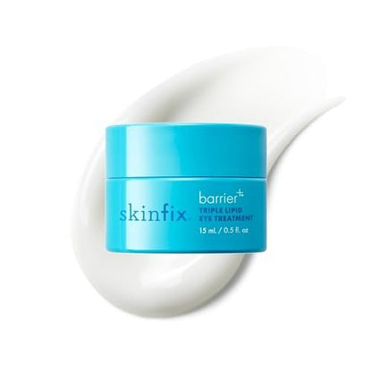 Skinfix Triple Lipid Eye Treatment - 0.5 fl oz - Eye Cream - Visibly Tightens, Depuffs & Smooths Undereyes - Non-Comedogenic - Fragrance Free - Vegan, Cruelty Free Avelisse