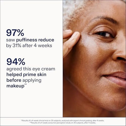 Skinfix Triple Lipid Eye Treatment - 0.5 fl oz - Eye Cream - Visibly Tightens, Depuffs & Smooths Undereyes - Non-Comedogenic - Fragrance Free - Vegan, Cruelty Free Avelisse