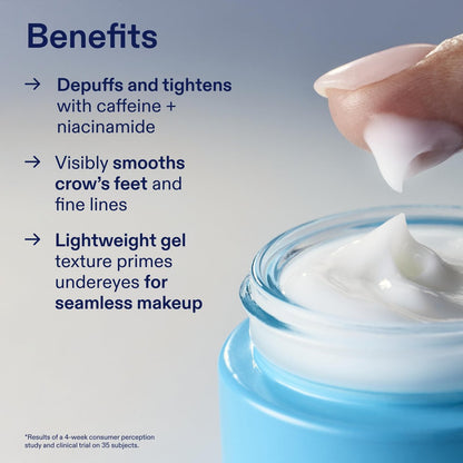 Skinfix Triple Lipid Eye Treatment - 0.5 fl oz - Eye Cream - Visibly Tightens, Depuffs & Smooths Undereyes - Non-Comedogenic - Fragrance Free - Vegan, Cruelty Free Avelisse