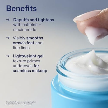 Skinfix Triple Lipid Eye Treatment - 0.5 fl oz - Eye Cream - Visibly Tightens, Depuffs & Smooths Undereyes - Non-Comedogenic - Fragrance Free - Vegan, Cruelty Free Avelisse