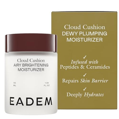 EADEM Cloud Cushion Face Moisturizer Cream – Ultra Repair with Peptides & Ceramides for Skin Barrier & Hydration, 1.69 oz Avelisse