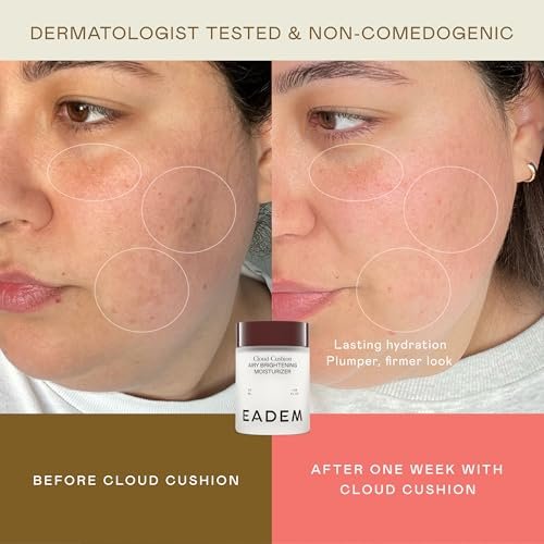 EADEM Cloud Cushion Face Moisturizer Cream – Ultra Repair with Peptides & Ceramides for Skin Barrier & Hydration, 1.69 oz Avelisse