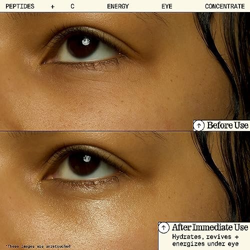Youth To The People Peptides + Vitamin C Eye Concentrate - Brightening Eye Serum for Dark Circles, Puffiness & Fine Lines - 0.5 fl oz Avelisse