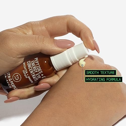 Youth To The People Peptides + Vitamin C Eye Concentrate - Brightening Eye Serum for Dark Circles, Puffiness & Fine Lines - 0.5 fl oz Avelisse
