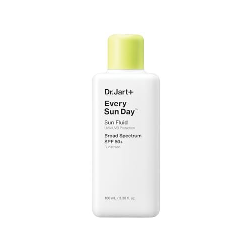 Dr.Jart+ Every Sun Day Sun Fluid SPF 50+ Korean Sunscreen for Face - 3.38 Fl Oz Avelisse