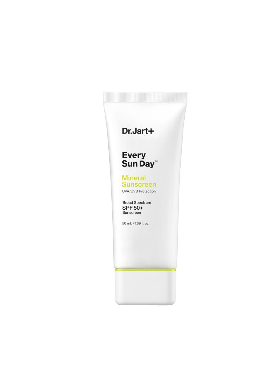 Dr.Jart+ Every Sun Day Mineral Sunscreen SPF 50+ for Face with Zinc Oxide | Korean Skin Care Travel Size 1.69 Fl Oz Avelisse