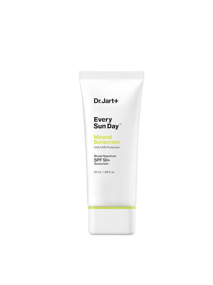 Dr.Jart+ Every Sun Day Mineral Sunscreen SPF 50+ for Face with Zinc Oxide | Korean Skin Care Travel Size 1.69 Fl Oz Avelisse
