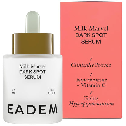 EADEM Milk Marvel Dark Spot Serum – Vitamin C & Niacinamide Face Serum for Dark Spot Removal, Natural Skin Care, 1 oz Avelisse