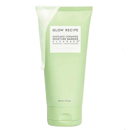 Glow Recipe Avocado Ceramide Facial Cleanser – Hydrating Gel-to-Foam Face Wash for Dry Skin, Barrier Support, Hyaluronic Acid + Colloidal Oatmeal (150ml) Avelisse