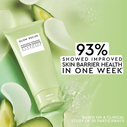 Glow Recipe Avocado Ceramide Facial Cleanser – Hydrating Gel-to-Foam Face Wash for Dry Skin, Barrier Support, Hyaluronic Acid + Colloidal Oatmeal (150ml) Avelisse