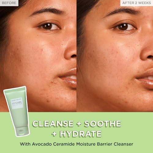 Glow Recipe Avocado Ceramide Facial Cleanser – Hydrating Gel-to-Foam Face Wash for Dry Skin, Barrier Support, Hyaluronic Acid + Colloidal Oatmeal (150ml) Avelisse