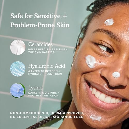 Tower 28 SOS Recovery Face Cream - Hydrating Moisturizer with Hyaluronic Acid & Ceramides for Sensitive Skin - Barrier Repair, Reduces Redness & Improves Texture, 1.86 oz Avelisse