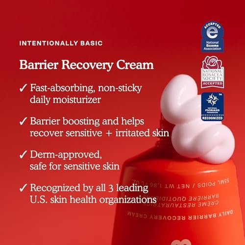 Tower 28 SOS Recovery Face Cream - Hydrating Moisturizer with Hyaluronic Acid & Ceramides for Sensitive Skin - Barrier Repair, Reduces Redness & Improves Texture, 1.86 oz Avelisse