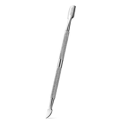 BEZOX Cuticle Pusher - Stainless Steel Double-Ended Cuticle Stick & UV Gel Nail Polish Remover Tool for Professional Manicure Avelisse