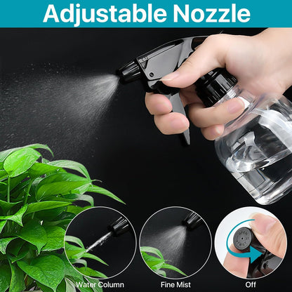 Worldity 24 Pack 8 oz Small Spray Bottles - Refillable Empty Spray Bottles with Measurement Marks and Adjustable Nozzle for Hair, Cleaning, Plants, Kitchen, Bathroom, Salon & Home Use Avelisse