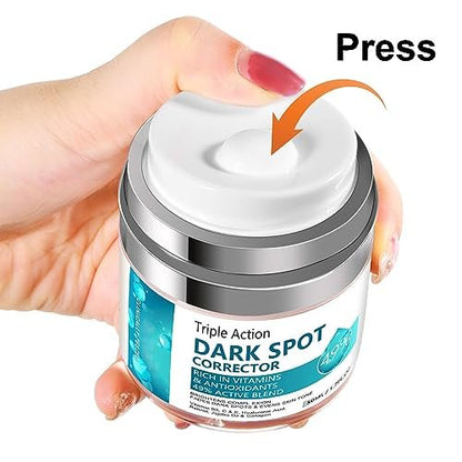 LAIKME Dark Spot Remover for Face and Body - Dark Spot Corrector Cream for Age Spots, Melasma, Freckles, Sun Spots & Blemishes for Women and Men